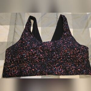 XXL HYBA Pulse Women's Black and Pink Sports Bra